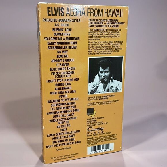 Lot of 3 Elvis Concert Specials on VHS: ‘68 Comeback Special, One Night With You - Picture 7 of 10